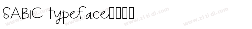 SABIC Typeface字体转换